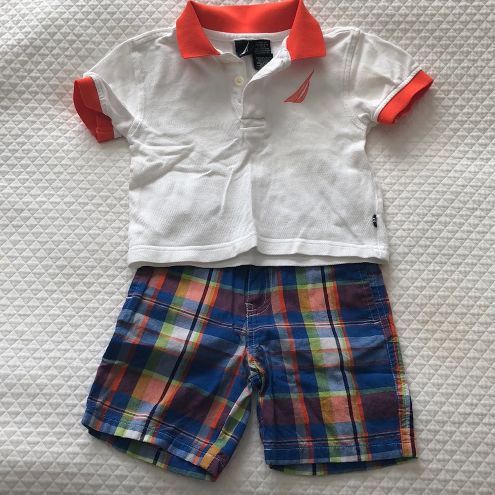 Nautica boys polo set